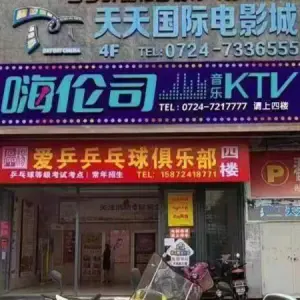 嗨伦司音乐ktv （中央广场店）的logo