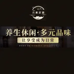 元素足浴店的logo