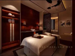 古悦澜庭·轻养足道会所的logo