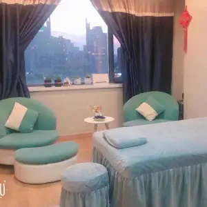 溪月养生SPA的logo