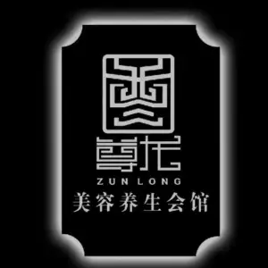 尊龙美容养生会馆的logo