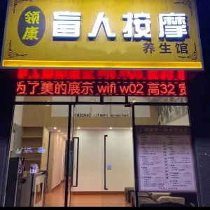 领康盲人按摩养生馆的logo