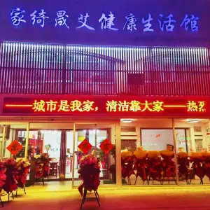家绮晟艾健康生活馆的logo