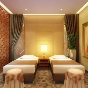 君享按摩养生馆的logo