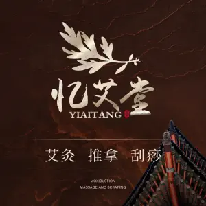忆艾堂·艾灸·推拿·刮痧（嘉信店）的logo